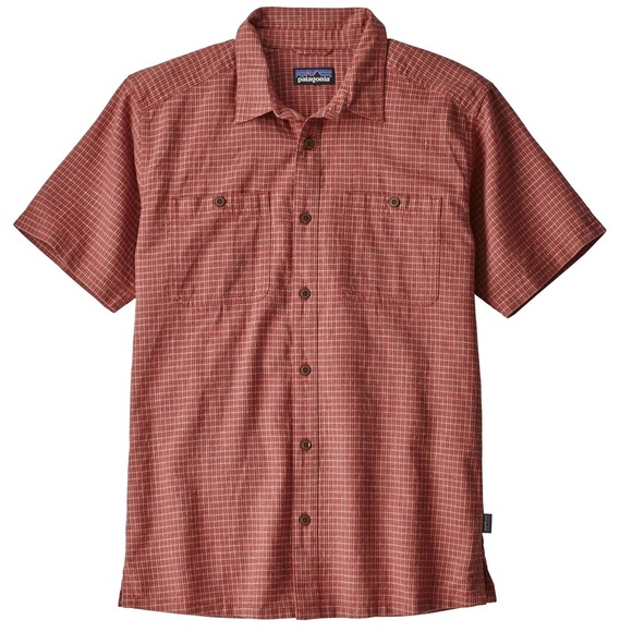 Patagonia Other - Patagonia Back Step Hemp Organic Cotton Short Sleeve Button Up Shirt XL Men’s L1